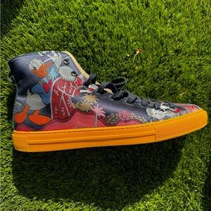 Gucci x Disney Donald Duck Jacquard Sneakers Men’s Size 9 
Brand new